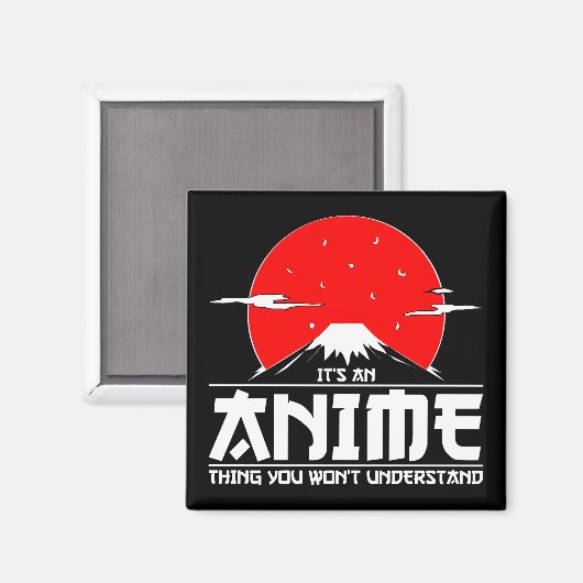 アニメを理解できないのはアニメだ マグネット (正面/裏面)