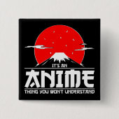 アニメを理解できないのはアニメだ 缶バッジ (正面)