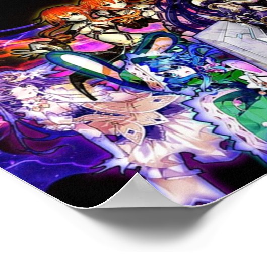 アニメを生中継する ポスター (角)