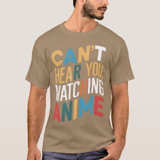 アニメを見ているのであなたの声は聞こえません レトロ Tシャツ