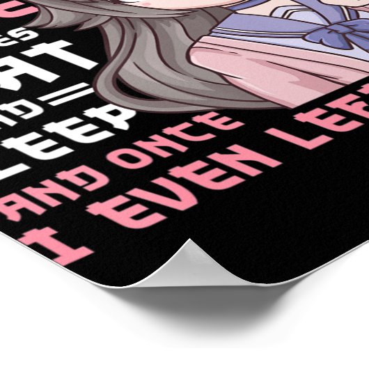 アニメを見る女の子は必ずしもアニメおもしろいだ ポスター (角)