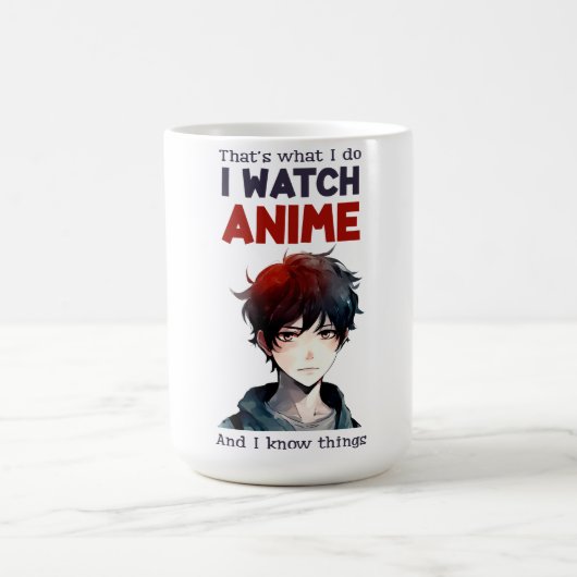 アニメを見る コーヒーマグカップ (中央)