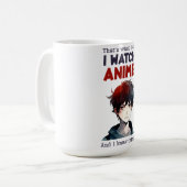 アニメを見る コーヒーマグカップ (正面左)