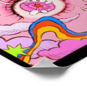 アニメアイズパステルかわいいエガールエステ日本のティック ポスター (角)