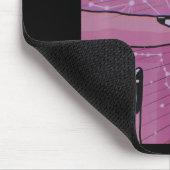 アニメアイズパステルかわいいガールエステ日本のティック マウスパッド (コーナー)