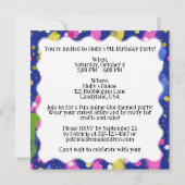 アニメアイドルパーティーお祝い 招待状 (裏面)