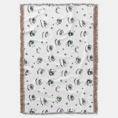 アニメアイパターンデザイン スローブランケット (正面縦)