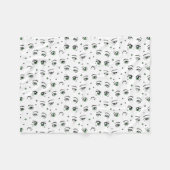 アニメアイパターンデザイン フリースブランケット (正面(横))