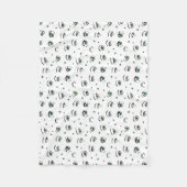 アニメアイパターンデザイン フリースブランケット (正面)