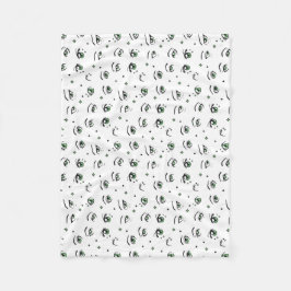 アニメアイパターンデザイン フリースブランケット
