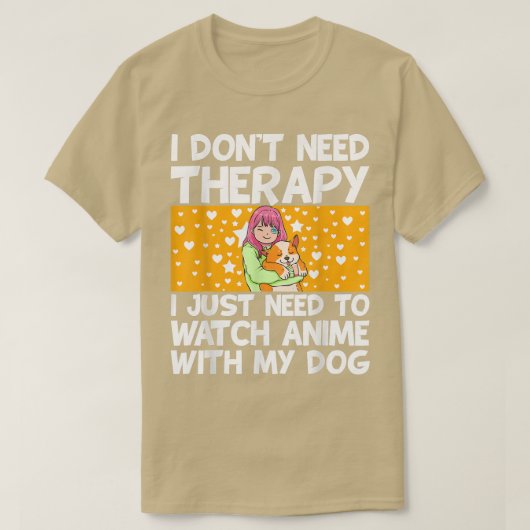 アニメアート10代のfor女性犬アニメマーチアニ tシャツ (デザイン正面)