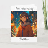 アニメイジングのクリスマスアニメパン カード (正面)