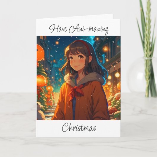 アニメイジングのクリスマスアニメパン カード (正面)