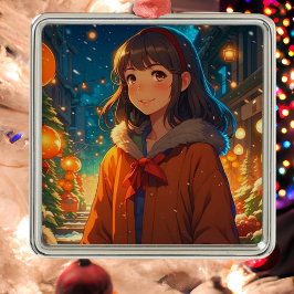 アニメイジングのクリスマスアニメパン メタルオーナメント