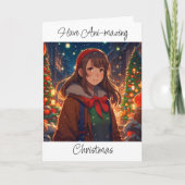 アニメイジング・クリスマス |冬の夜 カード (正面)