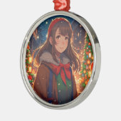 アニメイジング・クリスマス |冬の夜 メタルオーナメント (左)