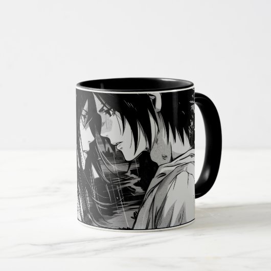 アニメイラストレーションのマグカップ マグカップ (正面右)