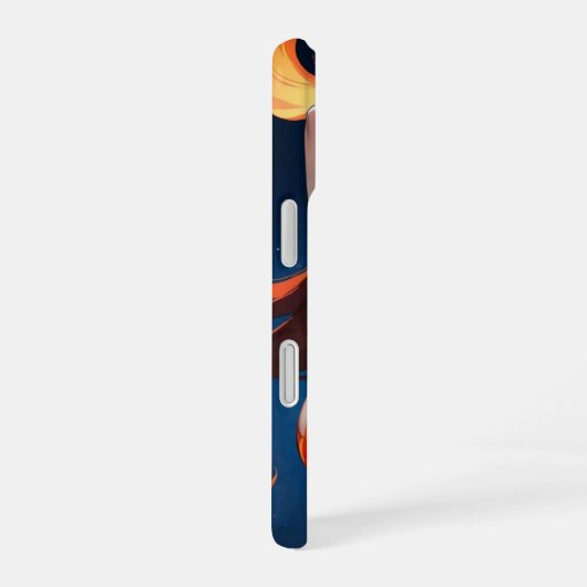 アニメインスパイア炎パワーのタフな電話ケース iPhone 16ケース (右側面)