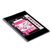 アニメイ日本のチゴミルクカートンカワイトウ ノートブック (右側)