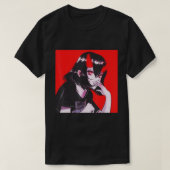 アニメエステティックゴシックデーモンガールかわいいワイフT-S Tシャツ (デザイン正面)
