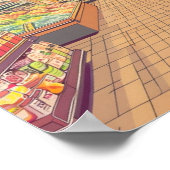 アニメエステティック日本のスーパーインテリア ポスター (角)