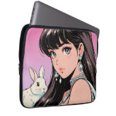 アニメエレクトロニクスバッグ ラップトップスリーブ (正面右)