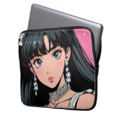 アニメエレクトロニクスバッグ ラップトップスリーブ (正面左)