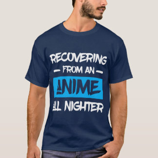 アニメオタクの徹夜明け Tシャツ