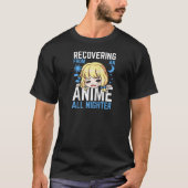 アニメオールナイト日本のマンガサンシリーズムーンC Tシャツ (正面)
