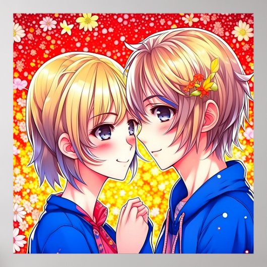 アニメカップル ポスター (正面)