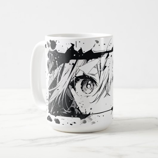 アニメカップ 漫画 コーヒーマグカップ (正面左)