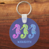 アニメカラフルのシーショーズパーソナライズされた魚 キーホルダー (正面)