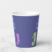 アニメカラフルのシーショーズパーソナライズされた魚 紙コップ (左)