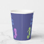 アニメカラフルのシーショーズパーソナライズされた魚 紙コップ (右)