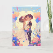 アニメカラフルカップル結婚ズ 招待状 (正面)