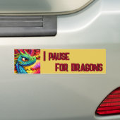 アニメカラフルドラゴン バンパーステッカー (車上)