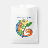 アニメカラフルハッピートリザード持ちスティック葉 フェイバーバッグ (正面)