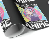 アニメガールおたく10代の日本のマンガ漫画ファン ラッピングペーパー (ロールコーナー)