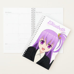 アニメガールかわいいズカワイトピンクネーム2022 プランナー手帳