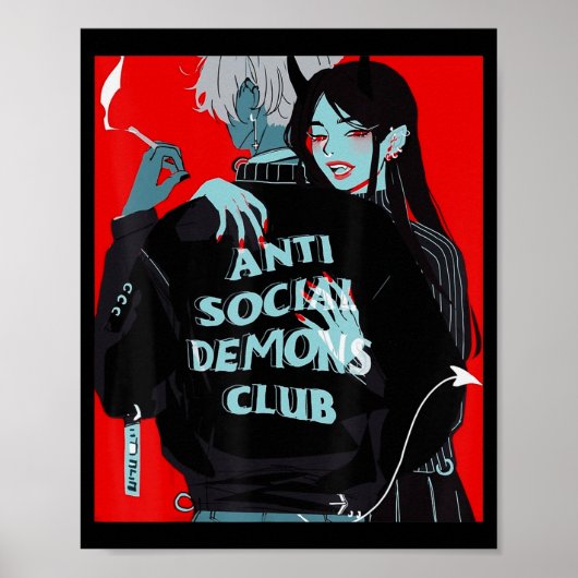 アニメガールかわいいワイフガールエステ日本のティック ポスター (正面)