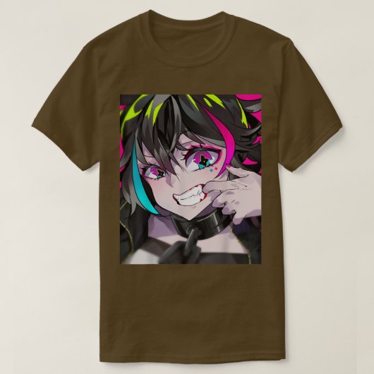 アニメガールかわいい和風美学日本の大宅10 Tシャツ (デザイン正面)