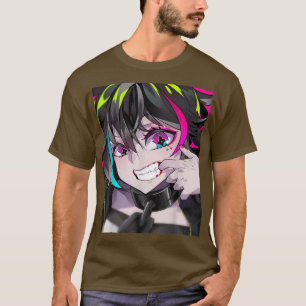 アニメガールかわいい和風美学日本の大宅10 Tシャツ