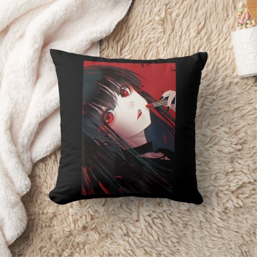 アニメガールかわいい和風美学日本の大宅5 クッション (ブランケット)