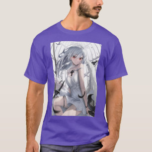アニメガールかわいい和風美学日本の大宅96 Tシャツ