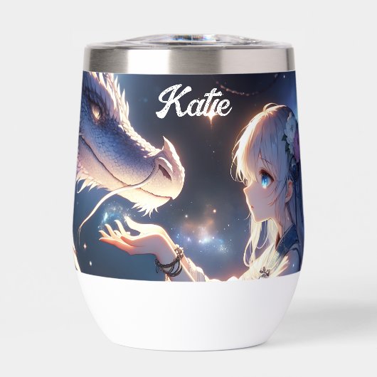 アニメガールとドラゴンパーソナライズされた (正面)