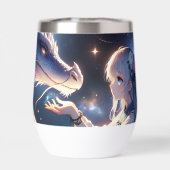 アニメガールとドラゴンパーソナライズされた (背面)