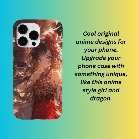 アニメガールとドラゴン Case-Mate iPhoneケース