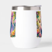 アニメガールとバタフライの水色パーソナライズされた (左面)