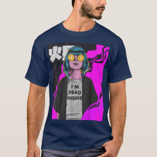 アニメガールわふVaporwaveエステティック日本のオタク Tシャツ
