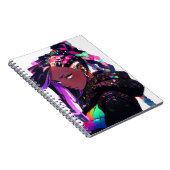 アニメガールアフリカンアメリカン・アート ノートブック (右側)